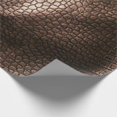 Elegant avondlederen textuur. cadeaupapier (Hoek)