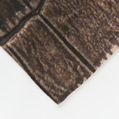 Elegant avondlederen textuur. fleece deken (Hoek)