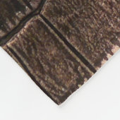Elegant avondlederen textuur. fleece deken (Hoek)