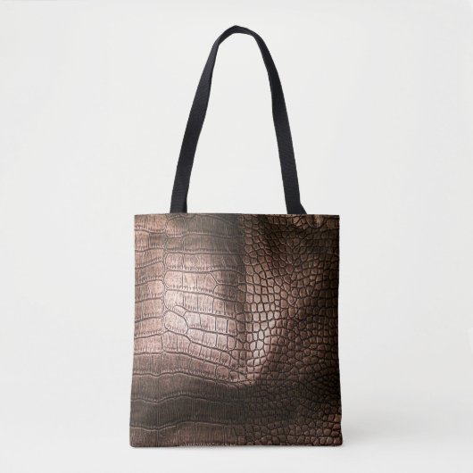 Elegant avondlederen textuur. tote bag (Voorkant)