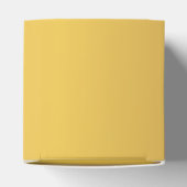 Elegant "B" Monogram op persoonlijke titel Zwart g Bedankdoosjes (Bovenkant)