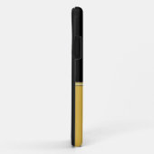 Elegant "B" Monogram op persoonlijke titel Zwart g Case-Mate iPhone Case (Achterkant/rechts)