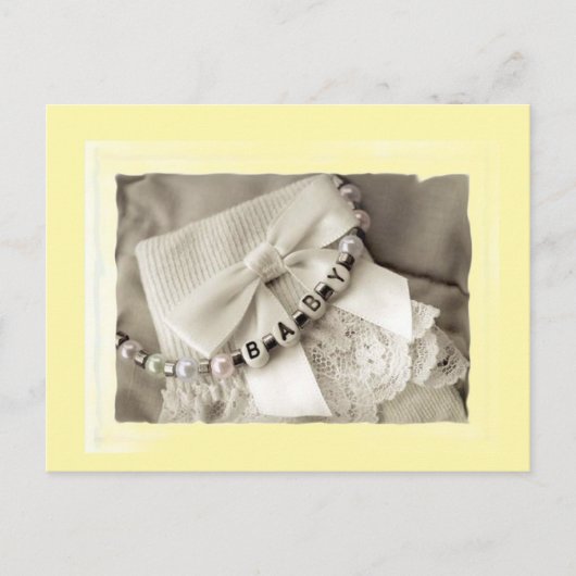 Elegant Baby-artikelen Briefkaart (Voorkant)