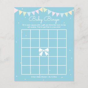 Elegant Baby Blauw Jongen Baby shower Baby Bingoga
