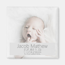 Elegant Baby Custom Family Name Photo Portret