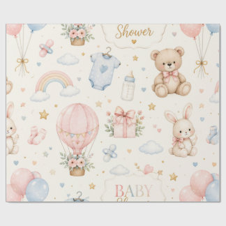 Elegant Baby Cut Cadeauverpakkings Papier voor Bab