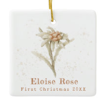 Elegant Baby eerste kerstmis Edelweiss