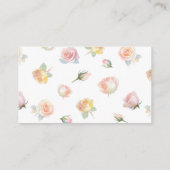 Elegant Baby in Bloom Baby Shower Books For Baby Informatiekaartje (Achterkant)