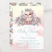 Elegant Baby Meisje Chick Baby shower Kaart