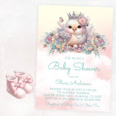 Elegant Baby Meisje Chick Baby shower Kaart