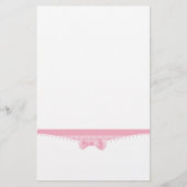Elegant Baby Pink Briefpapier (Voorkant)