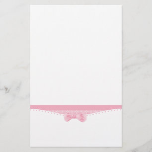 Elegant Baby Pink Briefpapier