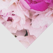 Elegant Baby roze en Fuchsia Peonies Tissuepapier (Detail)