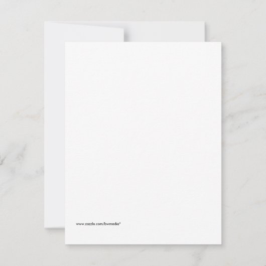 Elegant Baby Script Baby shower Invitation Kaart (Achterkant)