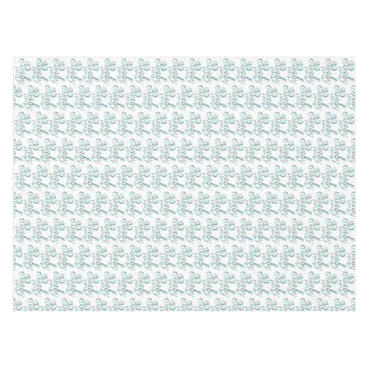 Elegant Baby shower Celebratierechthoek Tafelkleed (Voorkant (Horizontaal))