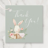 Elegant Baby shower dank u Bedankjes Labels (Voorkant)