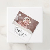 Elegant baby shower dank u bedankjes labels (In situ)