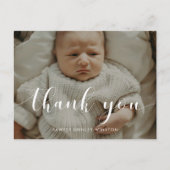 Elegant Baby shower Dank u Briefkaart (Voorkant)