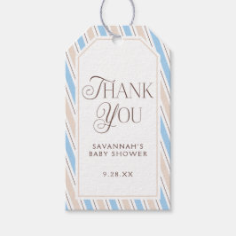 Elegant Baby shower dank u Cadeaulabel