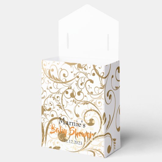 Elegant Baby shower dank u gunstdozen Bedankdoosjes (Geopend)