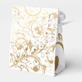 Elegant Baby shower dank u gunstdozen Bedankdoosjes (Achterkant)