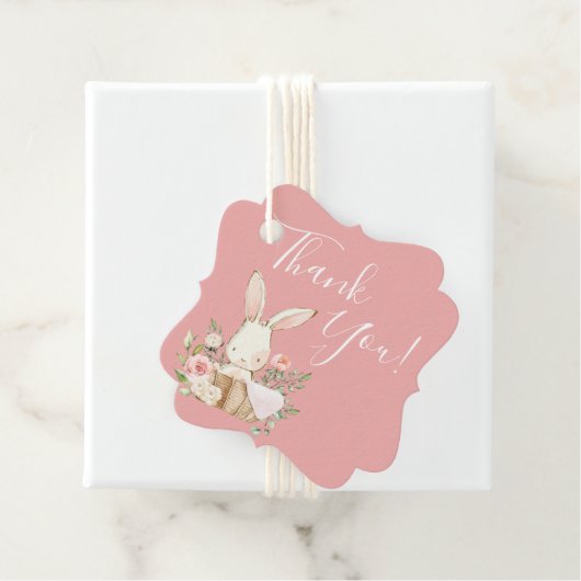 Elegant Baby shower Dier Dank u Bedankjes Labels (In situ)