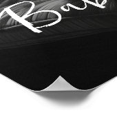 Elegant baby shower foto welkom teken poster (Hoek)