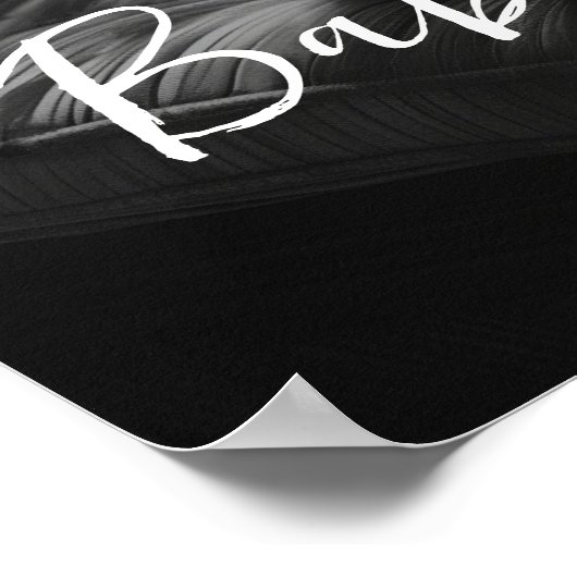 Elegant baby shower foto welkom teken poster (Hoek)