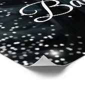 Elegant baby shower foto welkom teken poster (Hoek)