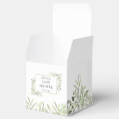 Elegant Baby shower groen loof gunst doos Bedankdoosjes (Geopend)