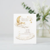 Elegant Baby Shower Invitation Briefkaart (Staand voorkant)
