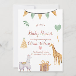 Elegant Baby shower Invitation – Genderneutraal Kaart
