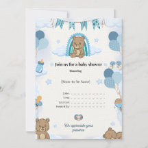 Elegant Baby Shower Invitation