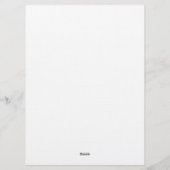 Elegant Baby Shower Invitation Kaart (Achterkant)