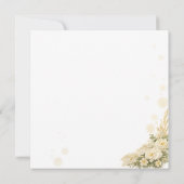 Elegant Baby Shower Invitation Kaart (Achterkant)