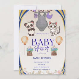 Elegant Baby Shower Invitation | Modern Minimalist Kaart