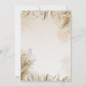 Elegant Baby Shower Invitation | Pink Floral Kaart (Achterkant)