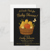 Elegant Baby Shower Invitation Template Save The Date (Voorkant / Achterkant)
