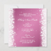 Elegant Baby shower Magic Sparkle Roze Kaart (Voorkant)