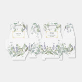 Elegant Baby shower Sage Lila groen Bedankdoosjes (Uitgevouwen)