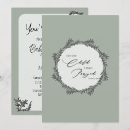 Elegant Baby shower Uitnodiging - 1 Samuel 1:27