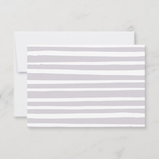 Elegant Baby shower voor kalligrafie Bedankkaart (Achterkant)