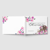Elegant Baby Sloth Baby shower Guest Book Gastenboek (Volledig)
