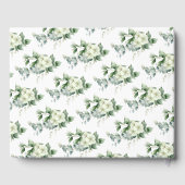 Elegant Baby Sloth Greenery Baby shower Gues Gastenboek (Achterkant)