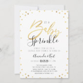 Elegant baby sprinkhaanparen doucheuitnodiging kaart (Voorkant)