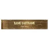 Elegant background custom name naambordje (Voorkant)