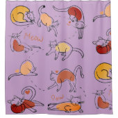 Elegant Bad Kat Liefhebber Douchegordijn (Voorkant)