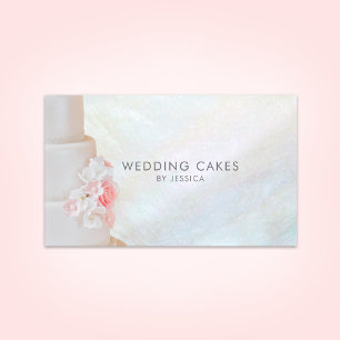 Elegant Baker Wedding Cake Visitekaartje