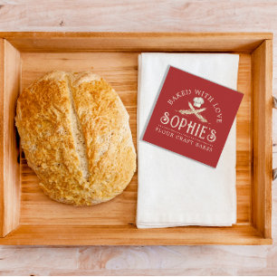 Elegant Baker's Rode Visitekaartje