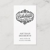Elegant Bakery Baker Pastry Chef Visitekaartje (Voorkant)